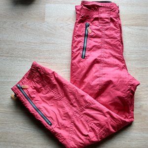 Vintage Luhta Snow/Ski Pants Zip Pocket Red Women